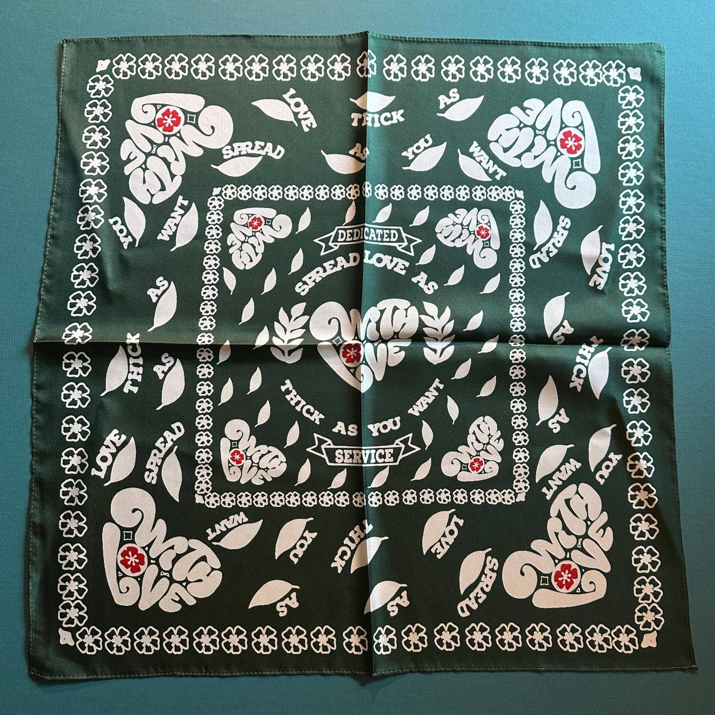 Dedicated Service Silk Scarves
