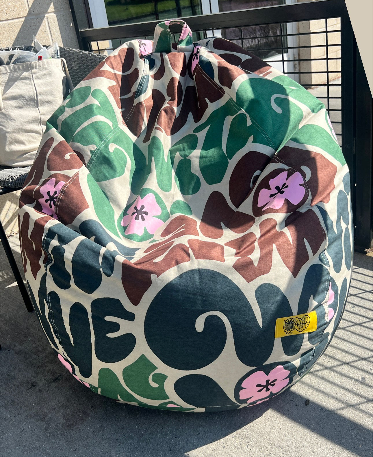 WithLove™ all over printed Bean Bag Chain