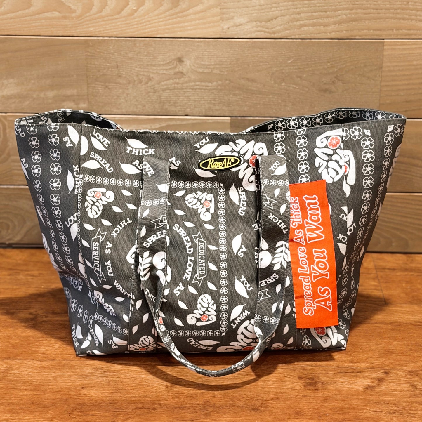 Dedicated Service Print Large Tote Bag